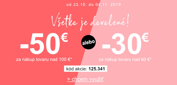 Teraz môžete ušetriť až 50 Eur* vo svojej objednávke!