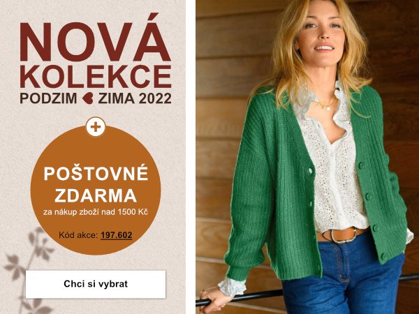 Kolekce Podzim-Zima 2022 je nově na Blancheporte! Tyhle trendy ovládnou šatníky.