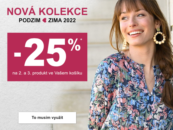 Využít ji můžete na 2. a 3. produkt ve Vašem nákupním košíku.