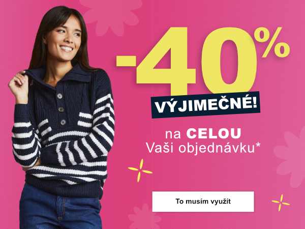 Pořiďte si je dodatečně na Blancheporte! I v novém roce pokračujeme se slevou 40 % na nákup od 2 ks.