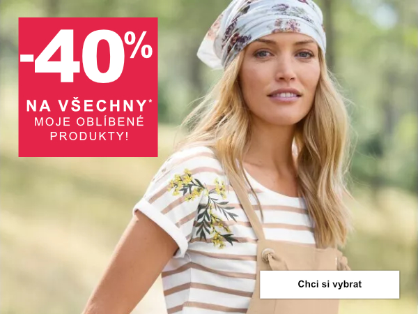 Nyní navíc s 40% slevou od 2. produktu v košíku