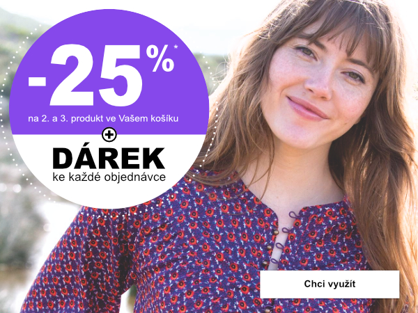 Poslední šance na nákup s 25% slevou a kabelkou jako dárek.