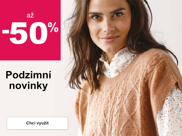 Odhalte podzimní novinky se slevou až -50 %