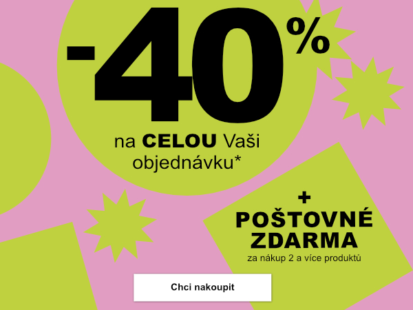 K oblíbené slevové akci přidáváme další výhodu → poštovné zdarma.