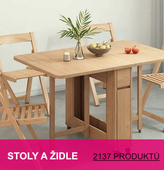 stoly a židle