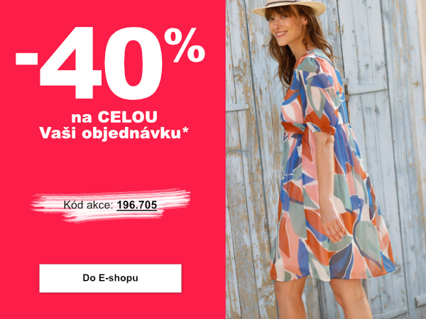 -40 % od 2 kousků stále platí! Ulovte nejlepší nabídky dřív, než zmizí.