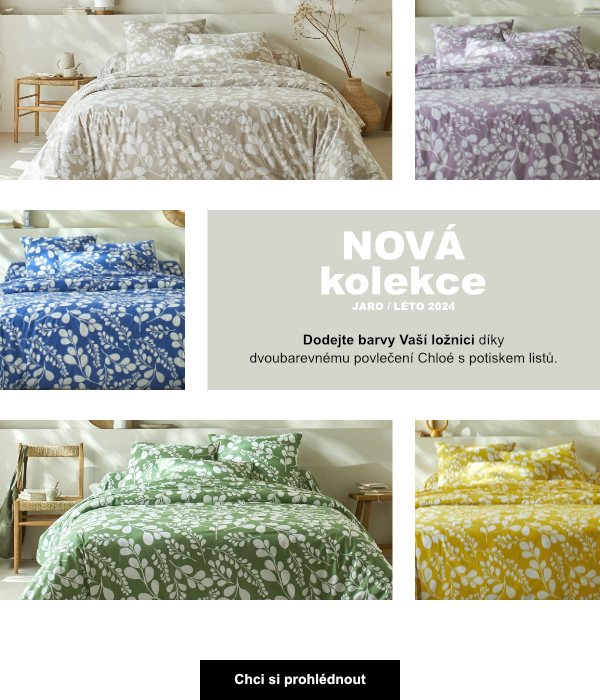 Dvoubarevné povlečení Chloé