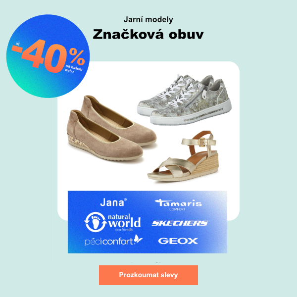 Značková obuv za skvělé ceny