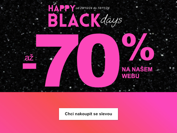 Až -70 % na absolutní bestsellery, které dominují Black Days výprodeji ⚡