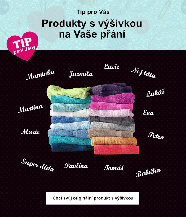 Exkluzivně u nás: výšivky na přání