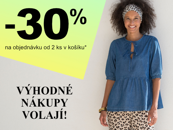 Sleva 30 % od 2 ks