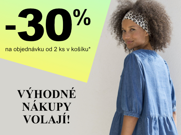 Sleva 30 % od 2 ks