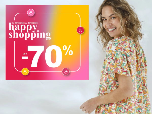 Happy Shopping až -70 %