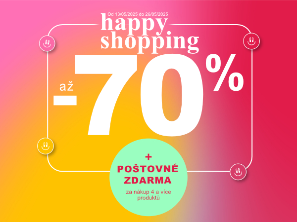 Happy Shopping až -70 %