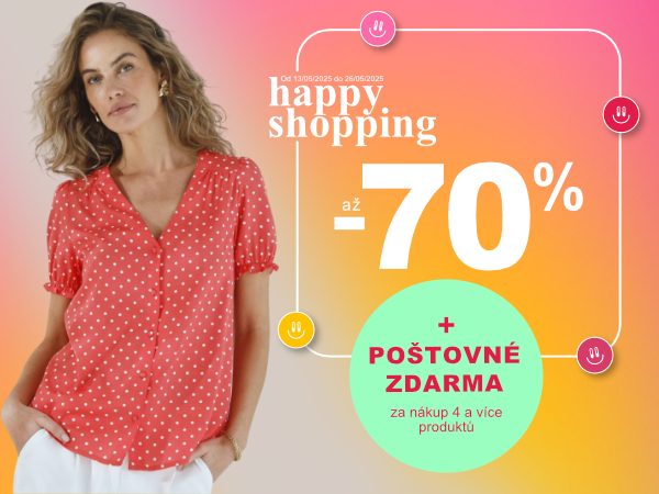Happy Shopping až -70 %