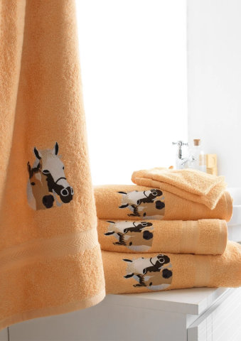 Froté koupelnový textil s výšivkou koní zn. Colombine®