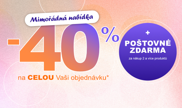 -40 % od 2 ks + doprava zdarma