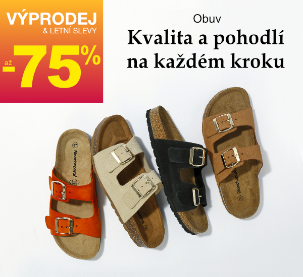 Nenechte si ujít ani výprodej obuvi