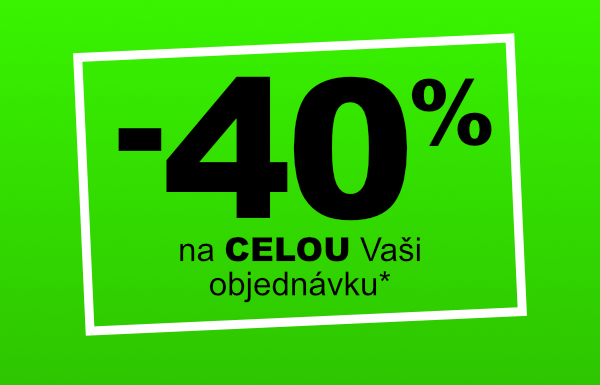 Sleva -40 % od 2 ks