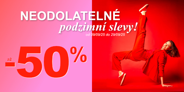 Neodolatelné podzimní slevy až -50 %