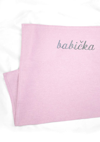 Utěrka s úchytkou s výšivkou