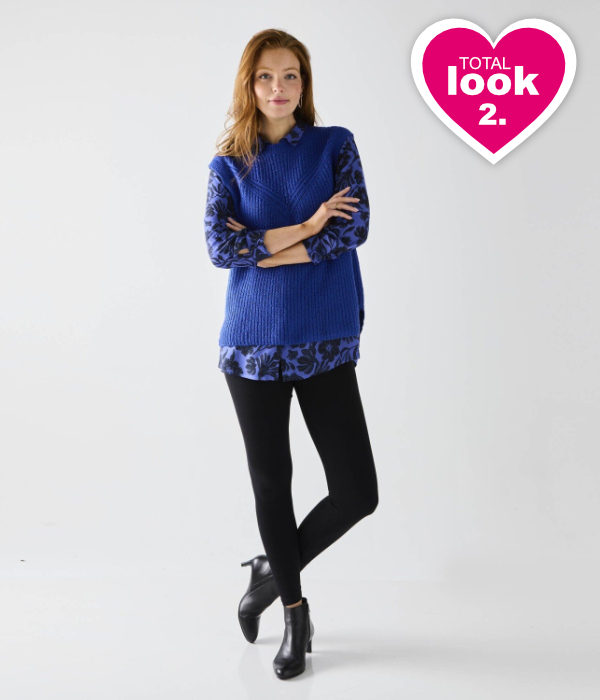 Dokonalé modro-černé sladění