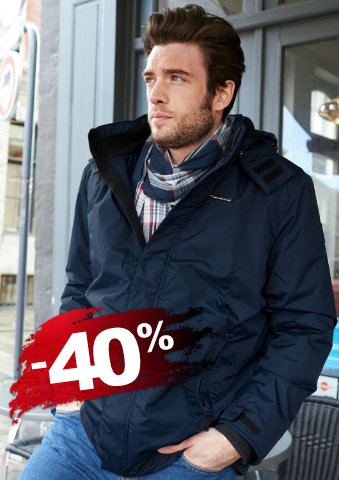 Nepromokavá parka s kapucí s fleecem