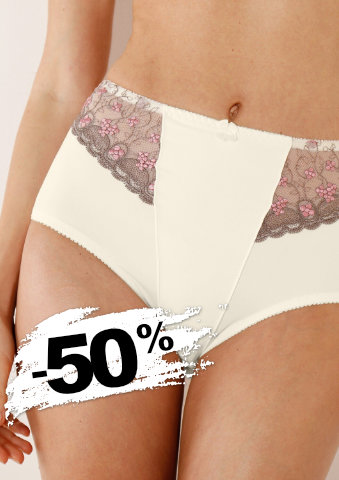 Stahující kalhotky „Caminata“ zn. Confidence Lingerie® z mikrovlákna s výšivkou