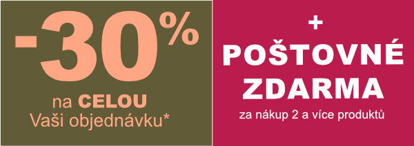 Sleva 30 % a doprava zdarma od 2 ks
