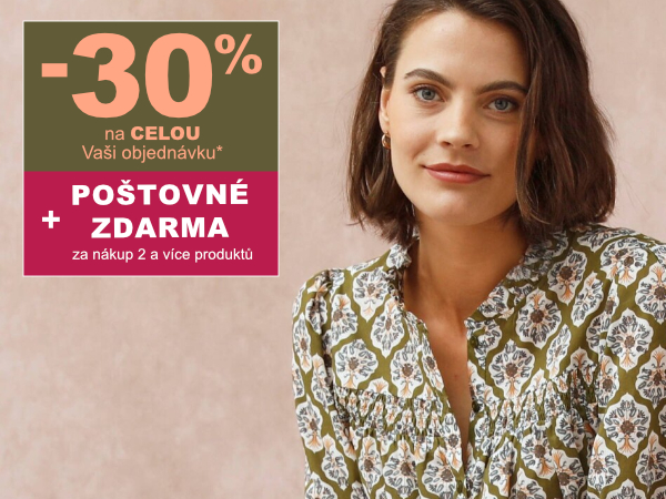 Sleva 30 % a doprava zdarma od 2 ks