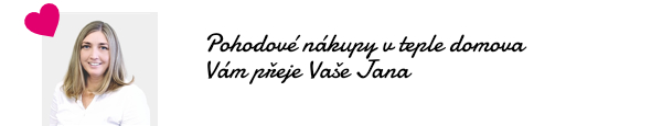 Pohodové nákupy v teple domova Vám přeje Vaše Jana
