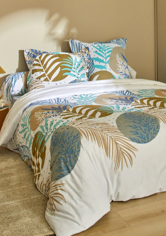 Povlečení Fosilie zn. Columbie s potiskem rostlin, bavlna