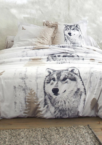Flanelové povlečení Arctic s potiskem