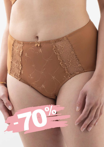 Sada 2 kalhotek maxi z mikrovlákna a tylu Antioco