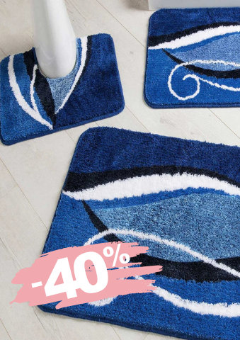 Velmi hebká a hustá koupelnová předložka, motiv Zilla