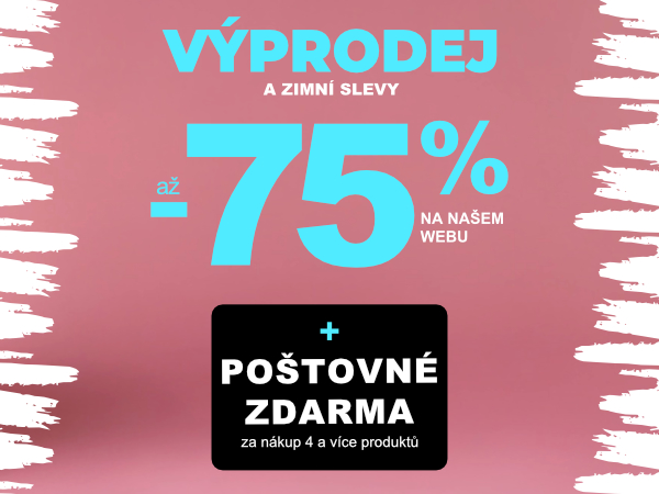 Výprodej až -75 %