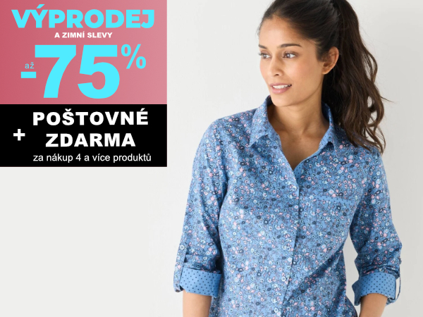 Halenky a košile ve výprodeji