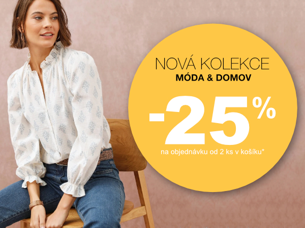 Sleva 25 % na objednávku od 2 ks