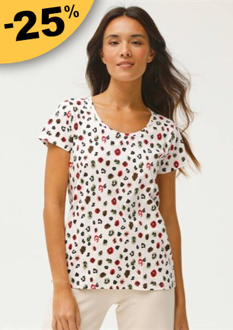 Tričko se zvířecím vzorem