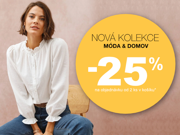 Sleva 25 % na objednávku od 2 ks