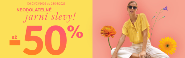 Neodolatelné jarní slevy až -50 %
