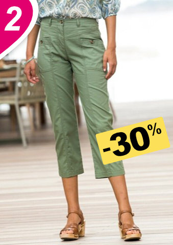 Rovné 7/8 cargo kalhoty s kapsami