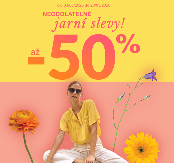 Neodolatelné jarní slevy až -50 %
