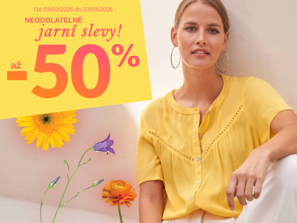 Neodolatelné jarní slevy až -50 %