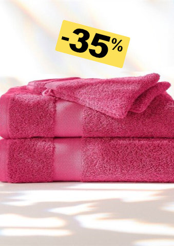 Měkká froté sada koupelnového textilu zn. Colombine, bavlna a modal 500g/m2