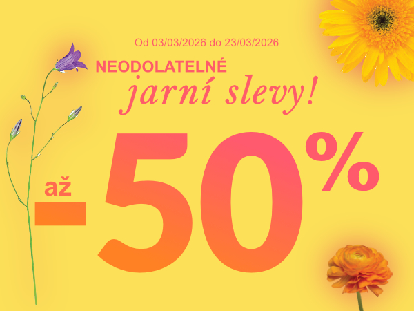Neodolatelné jarní slevy až -50 %