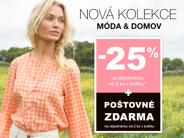 Sleva 25 % od 2 ks + poštovné zdarma