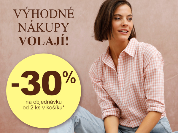 Sleva 30 % od 2 ks