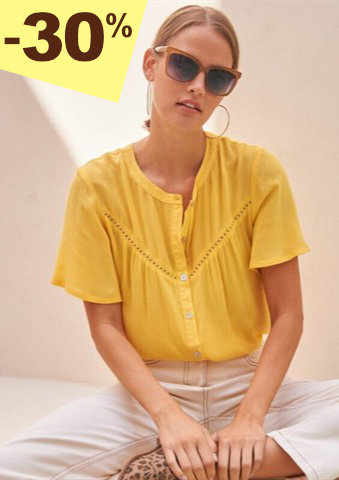 Vzdušná halenka s krátkými rukávy