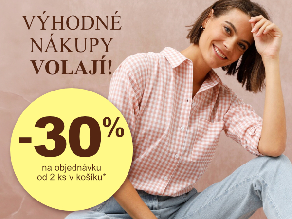 Sleva 30 % od 2 ks